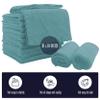 16 Pack Baby Washcloths - Luxury Coral Fleece - Extra Absorbent and Soft Wash Clothes for Newborns, Infants and Toddlers - Suitable for Sensitive Skin and New Born - Baby Shower - Teal, 10x10 Inch view 2