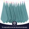 16 Pack Baby Washcloths - Luxury Coral Fleece - Extra Absorbent and Soft Wash Clothes for Newborns, Infants and Toddlers - Suitable for Sensitive Skin and New Born - Baby Shower - Teal, 10x10 Inch view 3
