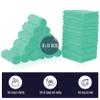 32 Pack Baby Washcloths - 10x10 Inch, Coral Fleece - Extra Absorbent and Soft Wash Clothes for Newborns, Infants and Toddlers - Suitable for Sensitive Skin and New Born - Baby Shower - Aqua Green view 2