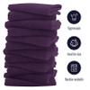 16 Pack Baby Washcloths - Luxury Coral Fleece - Extra Absorbent and Soft Wash Clothes for Newborns, Infants and Toddlers - Suitable for Sensitive Skin and New Born - Baby Shower - Plum, 10x10 Inch view 4