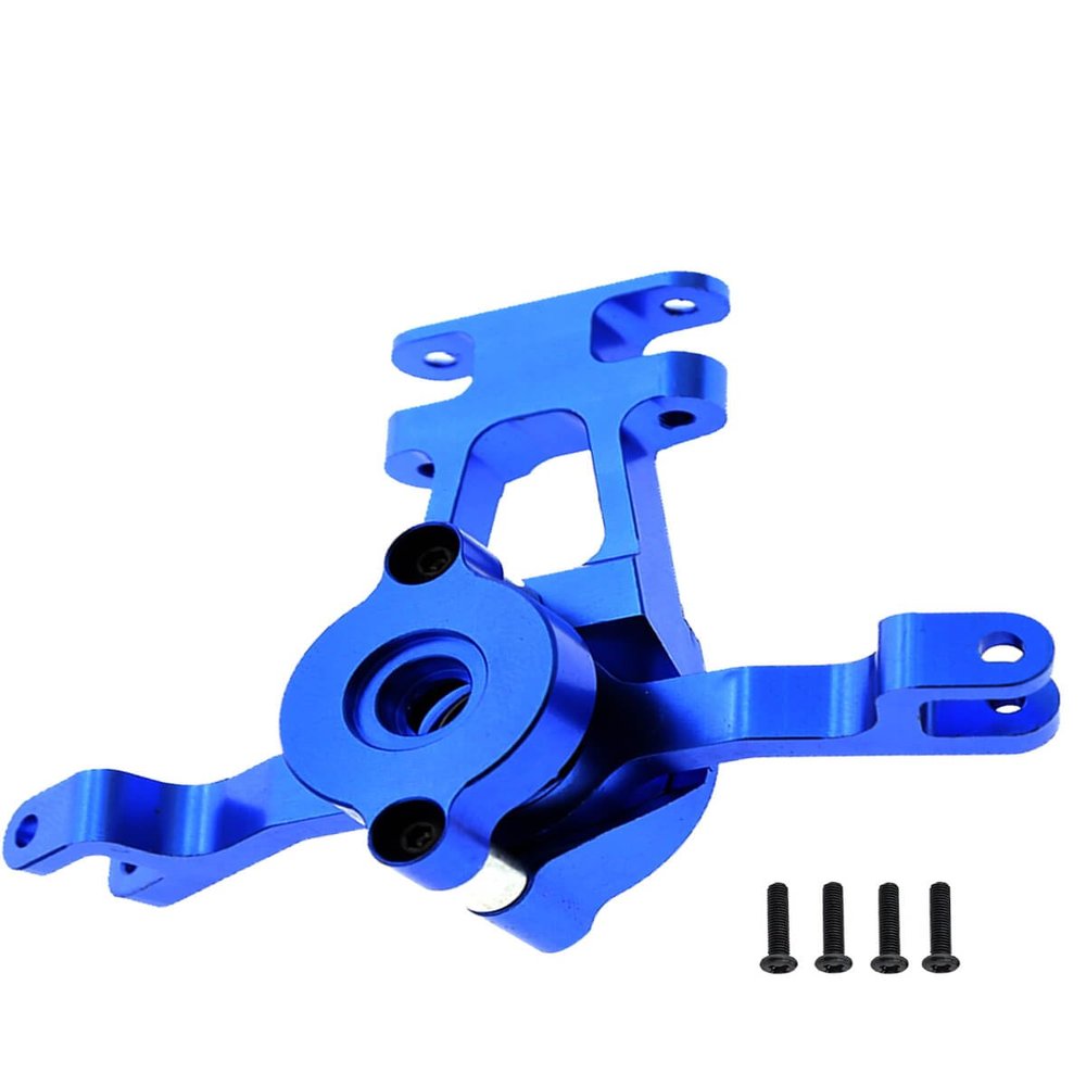 Aluminum Servo Saver Steering for 1/10 E-REVO 2.0 E-Revo Revo Slayer Pro 4X4 Summit,ARRCat Upgrades Part Hops Up,Aluminum Steering Assembly,Replace 5344 5344X,Blue