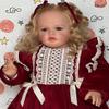 Pinky Reborn 28 inch Lovely Reborn Toddler Dolls Girl with Blond Hair Realistic Looking Silicone Weighted Body Baby Dolls for Children Age 3+ view 1