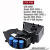 Aluminum Transmission Case Gearbox Upgrades Part for 1/10 Slash 2WD VXL,Rustler VXL 2WD,Stampede VXL 2WD,Bandit VXL 2WD,F0 rd F-150 Raptor,ARRCat Hops Up Transmission Gearbox,Replace 3691,Black view 2
