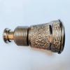 Antique Brass Mini Telescope Leather Nautical Marine Telescope, Maritime Telescope, Brass Leather Telescope Spyglass Antique Telescope for Home Decor by Nautical Export India view 4