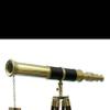 Antique Brass Telescope with Tripod Stand Leather Nautical Marine Telescope, Maritime Telescope, Brass Leather Telescope Spyglass Antique Telescope for Home Decor by Nautical Export India view 4