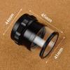 ZTBH Microscope Accessories Kit 10X Metal Cylindrical Scale Focus Distance, Adjustable Magnifier Microscope Slides view 2