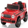 ANPABO Licensed Mercedes-Benz G63 Car for Kids, 12V Ride on Car w/Parent Remote Control, LED Headlights, Music Player/Bluetooth & Horn, Soft Start, Low Battery Prompt, Kids Electric Car, Red view 1