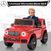 ANPABO Licensed Mercedes-Benz G63 Car for Kids, 12V Ride on Car w/Parent Remote Control, LED Headlights, Music Player/Bluetooth & Horn, Soft Start, Low Battery Prompt, Kids Electric Car, Red view 2