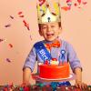 Abeillo Birthday King Crown, Boy's Sash, Button Pins and Dress-Up Accessories Set for Birthday Celebration view 3