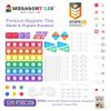 MEGAGONTILES Marble Run Magnetic Tiles Set 120PCS | STEM-Authenticated Magnetic Building Blocks with Marble Track Pieces | Educational Construction Toy for Kids Ages 38 (Boys & Girls) view 2