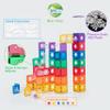 MEGAGONTILES Marble Run Magnetic Tiles Set 120PCS | STEM-Authenticated Magnetic Building Blocks with Marble Track Pieces | Educational Construction Toy for Kids Ages 38 (Boys & Girls) view 3