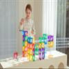 MEGAGONTILES Marble Run Magnetic Tiles Set 120PCS | STEM-Authenticated Magnetic Building Blocks with Marble Track Pieces | Educational Construction Toy for Kids Ages 38 (Boys & Girls) view 4