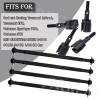 Drive Shaft Upgrades Part for Red cat Volcano Epx/PRO,ARRCat Metal 90MM Dogbones Drive Shaft 08029 & Stub Wheel Axle 02033RC Hops Up Upgrades Parts Dogbones&Stub Wheel Axle,(90mm, 8-Pack),Black view 2