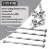 Drive Shaft Upgrades Part for Red cat Volcano Epx/PRO,ARRCat Metal 90MM Dogbones Drive Shaft 08029 & Stub Wheel Axle 02033RC Hops Up Upgrades Parts Dogbones&Stub Wheel Axle,(90mm, 8-Pack),Silver view 2