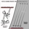 Drive Shaft Upgrades Part for Red cat Volcano Epx/PRO,ARRCat Metal 90MM Dogbones Drive Shaft 08029 & Stub Wheel Axle 02033RC Hops Up Upgrades Parts Dogbones&Stub Wheel Axle,(90mm, 8-Pack),Silver view 3