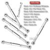 ARRCat Upgrade Parts Turnbuckles Camber Links for 1/10 Slash 2WD 4X4/Rustler 2WD 4X4/Hoss 2WD 4X4/Stampede 2WD 4X4 RC Truck, Aluminum Adjustable Turnbuckles,Replace 3644 3745 1935,Silver view 2