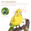 NUOBESTY Talking Parrot Toy Interactive Electric Talking Bird Pets Repeat What You Say Parrot Sound Recording Voice Repeating Funny Electronic Pets Kids Adults Outdoor Garden Office Home Decoration view 3