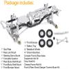 Complete Alloy Conversion Kit w/ 133 Wheelbase for Axial 1/24 SCX24 C10 Crawler view 2