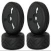 Rubber Tires, Wheels & Inserts TK04 Style w/ 17mm Hex for 1/8 Buggy Size 4pcs. view 1
