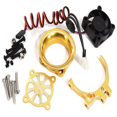 Thermo Controlled 30x30mm Fan w/Intake Ram Funnel for 35-36mm Motor 540 & 550