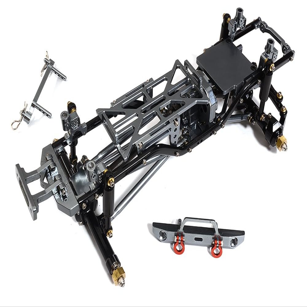 Integy Complete Alloy Conversion Kit w/ 133 Wheelbase for 1/24 SCX24 Deadbolt Crawler