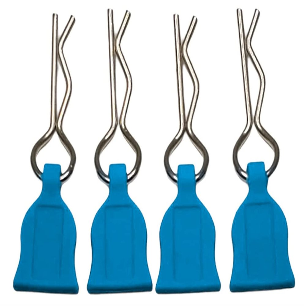 Integy Plastic Easy Pulls (4) w/Body Clips for 1/10 Scale