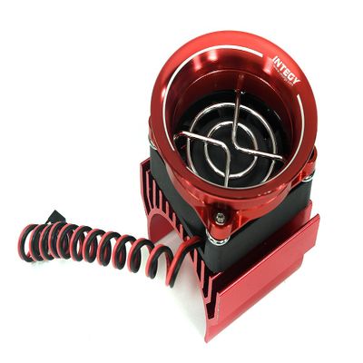 36mm Motor Heatsink + 40x40mm Fan w/Intake Ram Funnel for Most 1/10 RC Crawler
