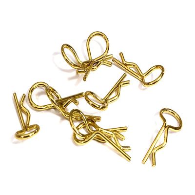 Integy Bent-Up Body Clips (10) for 1/8 RC Cars & Trucks (LxW=25x11mm)