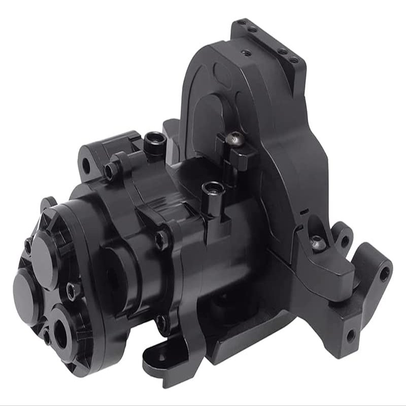 Alloy 2-Speed Gearbox Housings & Motor Mount Assembly for Traxxas TRX-4 Crawler