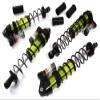 Green Billet Machined Piggyback Shock Upgrade for Arrma 1/10 Granite 4X4 3S BLX view 1