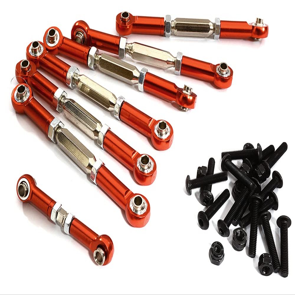 Turnbuckle Set (7) 73mm, 38mm for 1/10 Traxxas Slash 2WD 2742 3644 3745