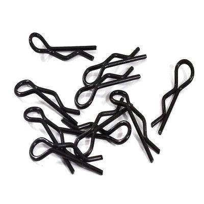 Integy Bent-Up Body Clips (10) for 1/10 RC Cars & Trucks (LxW=25x7mm)