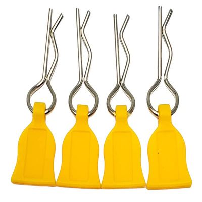 Integy Plastic Easy Pulls (4) w/Body Clips for 1/10 Scale