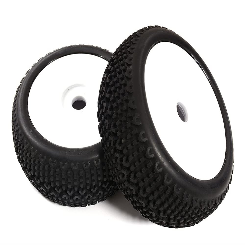 Integy 1/8 Buggy Wheel+Tire (2) Set 17mm Hex (O.D.=116mm)