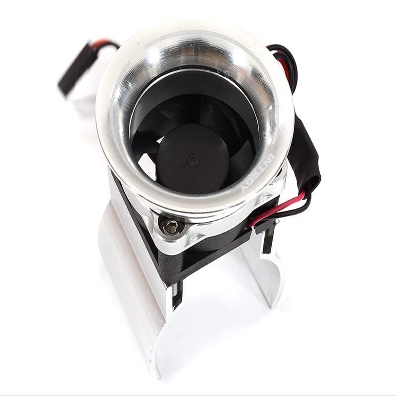 Thermo Controlled 30x30mm Fan w/Intake Ram Funnel for 36mm Motor, 1/10 RC