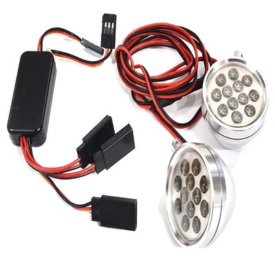 Integy LED Spot Light Set w/Metal Housings & Control Box for 1/5, 1/8 & 1/10 Scale
