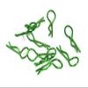 Integy Color Bent-Up Body Clips (10) for 1/10 RC Cars & Trucks (LxW=24x9mm) view 1