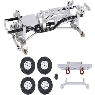 Integy Complete Alloy Conversion Kit w/ 133 Wheelbase for 1/24 SCX24 Deadbolt Crawler