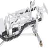 Integy Complete Alloy Conversion Kit w/ 133 Wheelbase for 1/24 SCX24 Deadbolt Crawler view 4