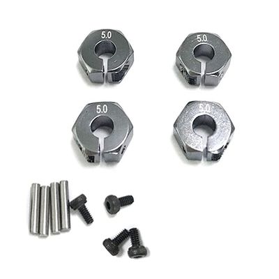 12mm Hex Wheel (4) Hub 5mm Thick for 1/10 Traxxas, Axial, Tamiya, Drift & TC