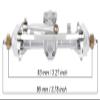 Billet Machined Alloy Complete Front Axle for Axial 1/24 SCX24 Rock Crawler view 2
