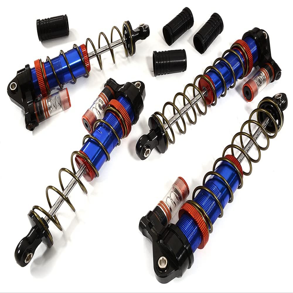 RC Model CNC Machined Piggyback Shock Set Designed for Arrma 1/10 Granite 4X4 3S BLX