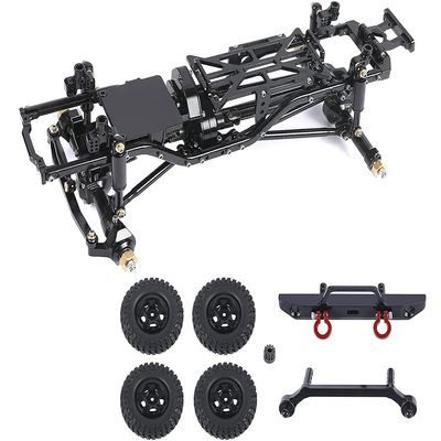 Integy Complete Alloy Conversion Kit w/ 133 Wheelbase for 1/24 SCX24 Deadbolt Crawler