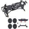 Integy Complete Alloy Conversion Kit w/ 133 Wheelbase for 1/24 SCX24 Deadbolt Crawler view 1