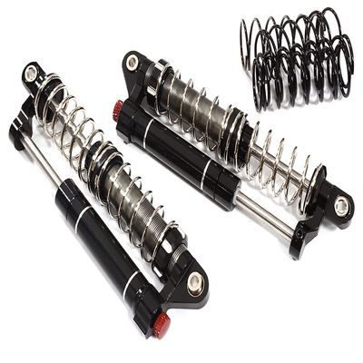 Integy Realistic Billet Machined Dual Shock Set (2) for 1/10 Off-Road Crawler (L=90mm)