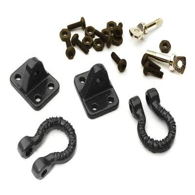Integy Realistic Alloy Bow Shackles w/Mounting Brackets for 1/10 Off-Road & Crawler