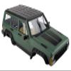 Integy Realistic LX10 Hard Plastic Body Kit for 1/10 Scale Off-Road Crawler WB=313mm view 1