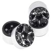 Billet Machined Alloy Wheels (4) for Axial 1/24 SCX24 Rock Crawler view 1