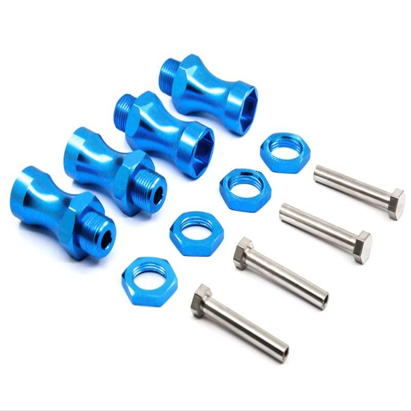Integy 12-to-17mm Conversion Alloy Hex Wheel (4) Hub +25mm Offset for 1/10 Scale RC