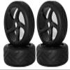 Rubber Tires, Wheels & Inserts TK03 Style w/ 17mm Hex for 1/8 Buggy Size 4pcs. view 1